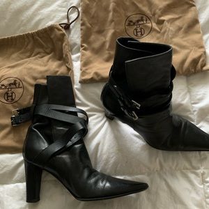 Sexy original Hermes soft leather boots. Perfect condition worn a few times.